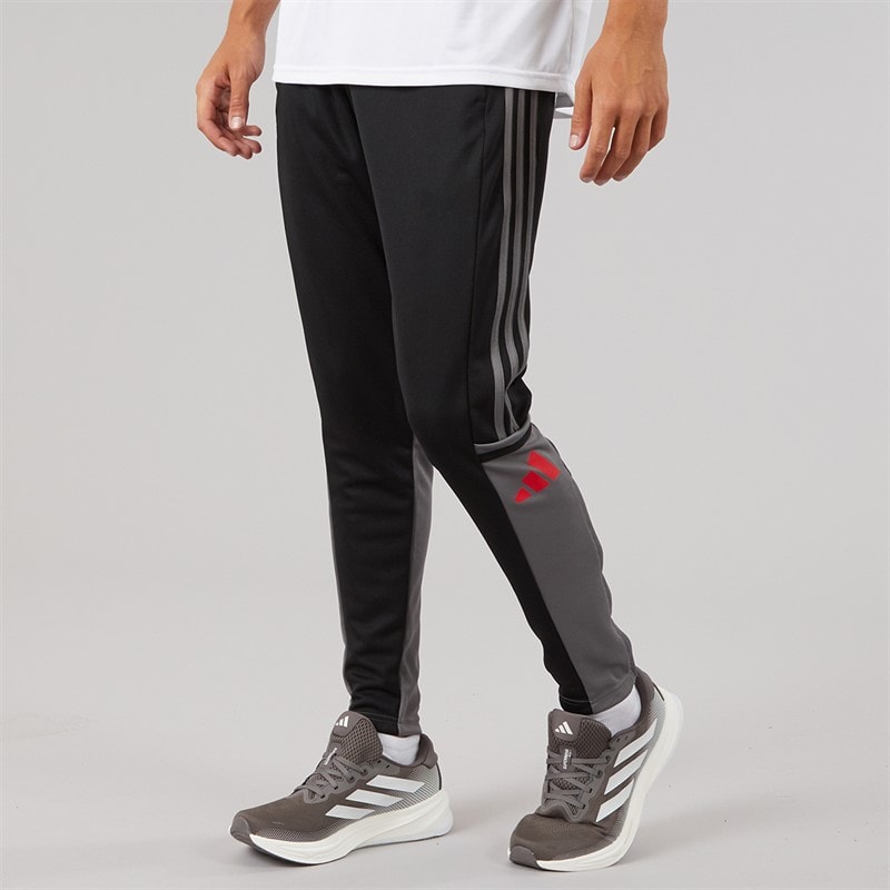 adidas Mens Squadra 25 Training Pants Black/Team Grey Four/Purple Rush