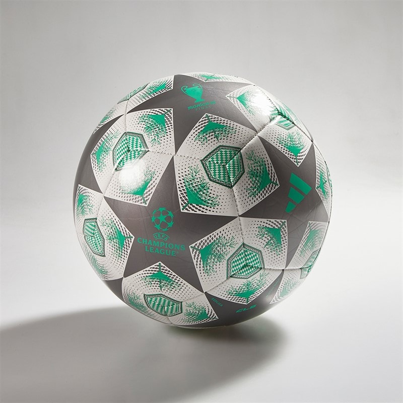adidas UEFA Champions League Club Training Football Iron Metallic/White/Hi-Res Green