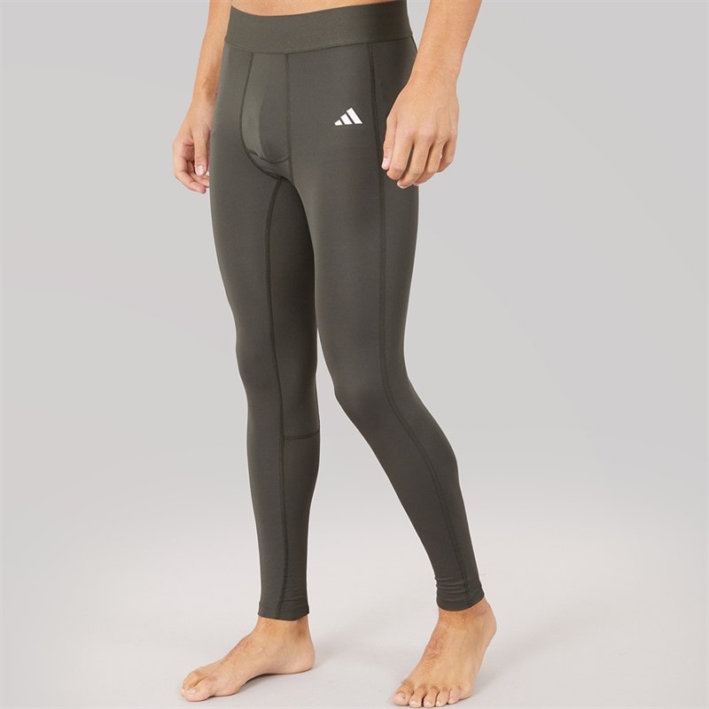 adidas Mens Techfit Tight Leggings Grey