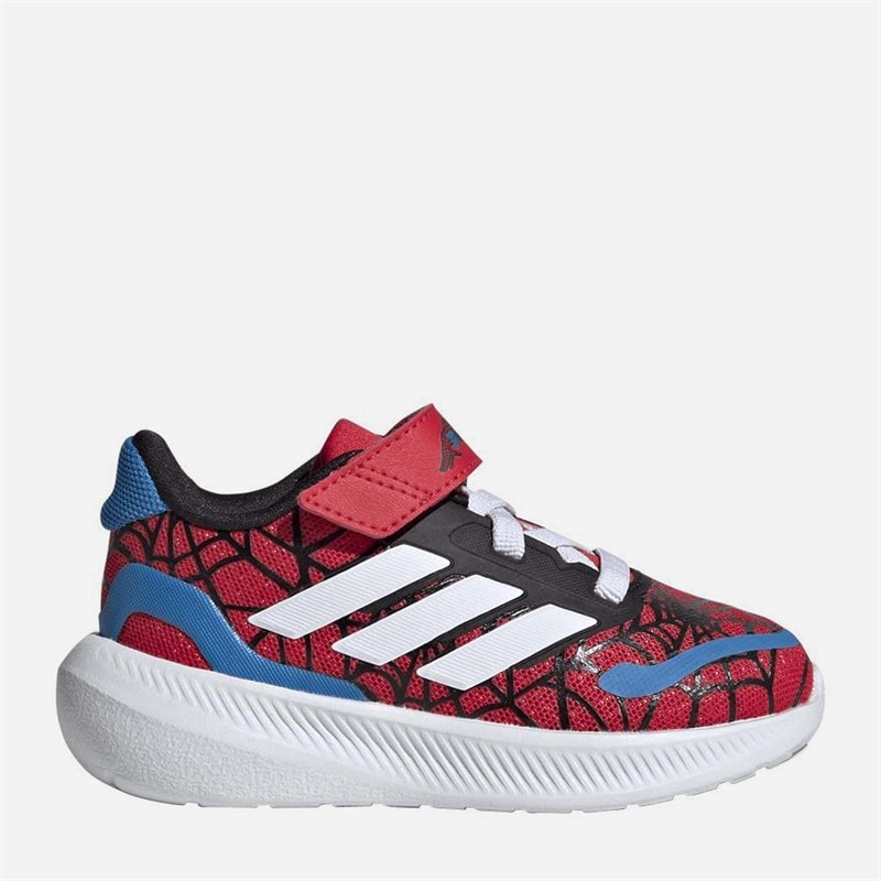 adidas Infant x Marvel Spider-Man Runfalcon 3.0 Trainers Pure Ruby/Cloud White/Bright Blue