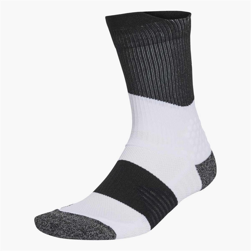 adidas RunXBoost Cushioned Running Socks White/Black/White