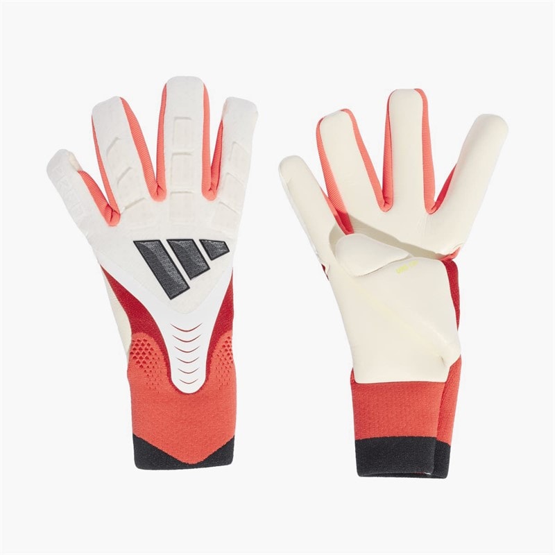 adidas Predator Pro Goalkeeper Gloves White/Lucid Red/Black