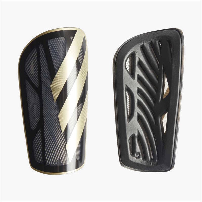 adidas Tiro League Shin Guards Black/Gold Metallic/White