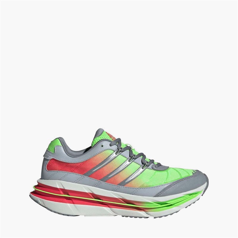 adidas Originals Mens Adistar HRMY Trainers Lime Burst/Grey/Semi Lucid Red