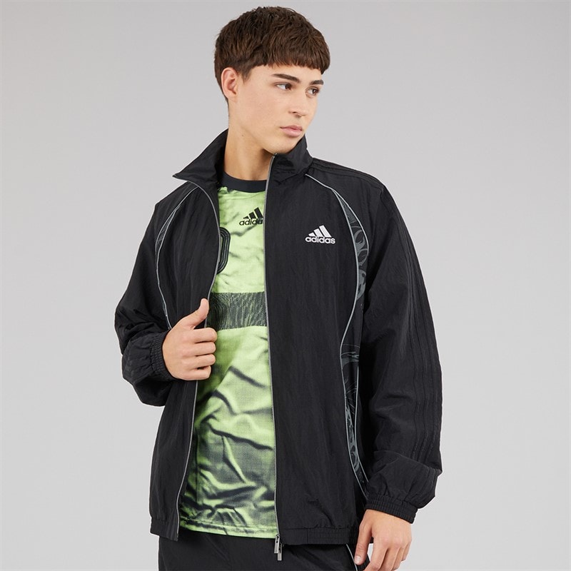 adidas Originals Mens Adilenium Season 4 Teamgeist Track Top Black