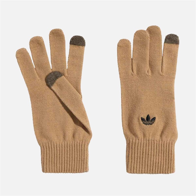 adidas Originals Mens Adicolor Smartphone Gloves Cardboard