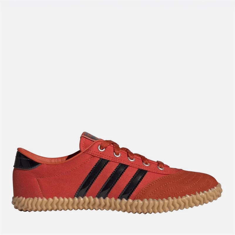 adidas Originals Womens Volley Plimsole Trainers Collegiate Orange/Core Black/Gum
