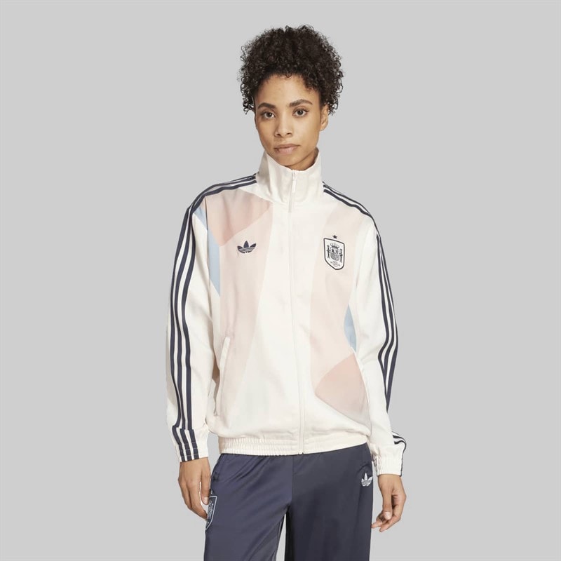 adidas Originals Womens RFEF Spain Track Jacket Core White