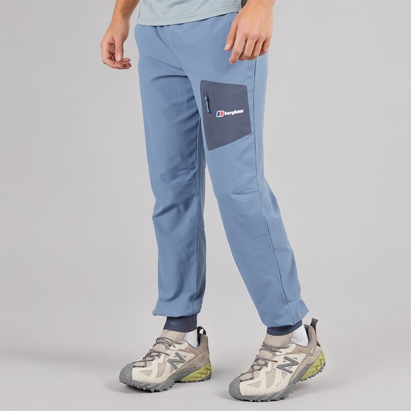 Berghaus Mens Intervale Track Pants Blue/Dark Grey