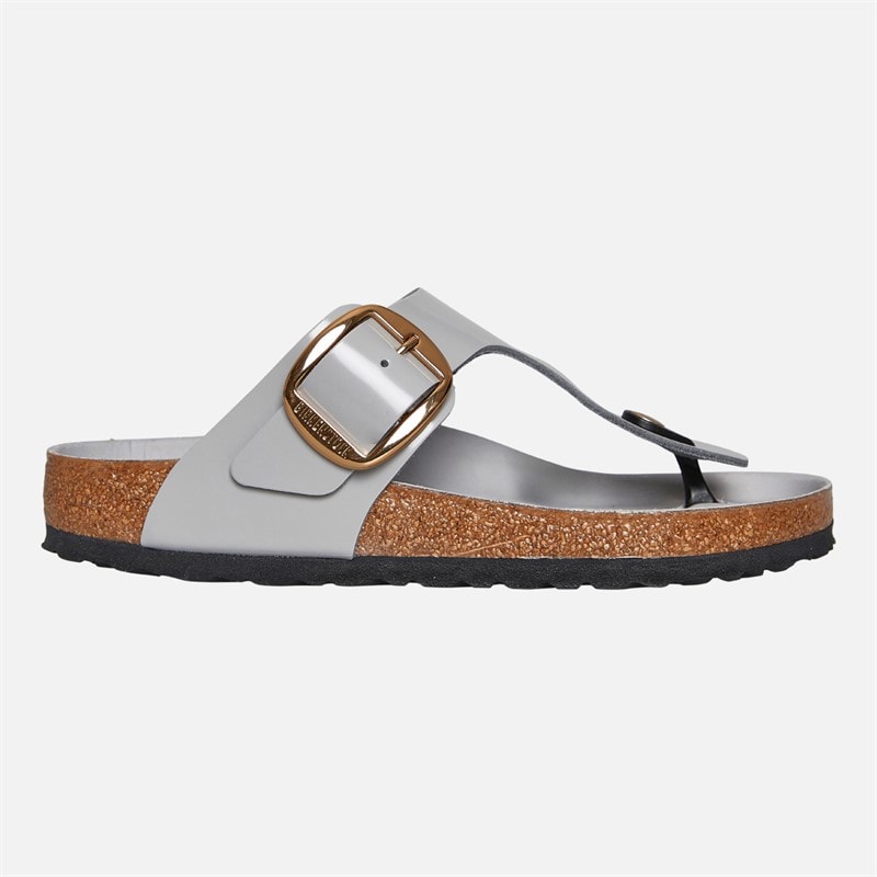 Birkenstock Womens Gizeh Flip Flops Stone Coin