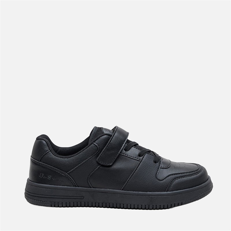 Ben Sherman Junior Boys Brooklyn Strap Trainers Black