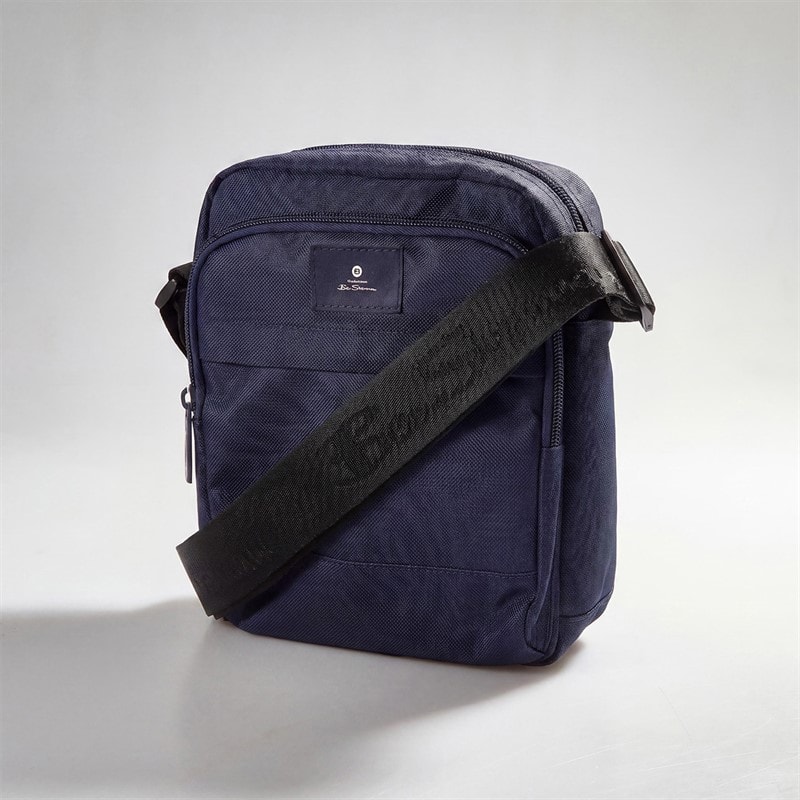 Ben Sherman Mens Newton Cross Body Bag Navy
