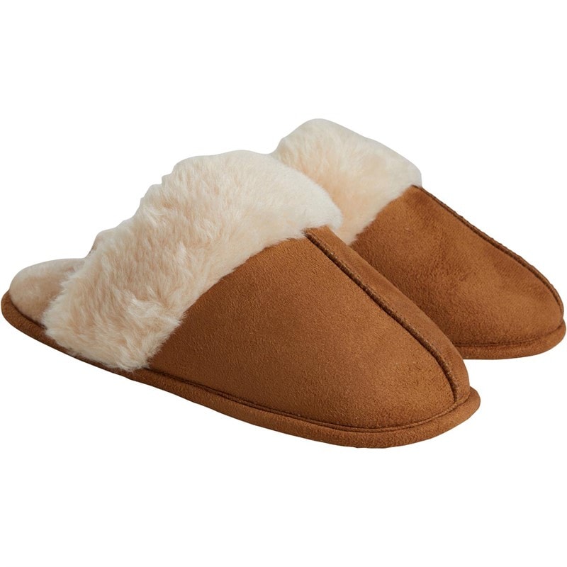 Brave Soul Womens Bekah Slippers Chestnut