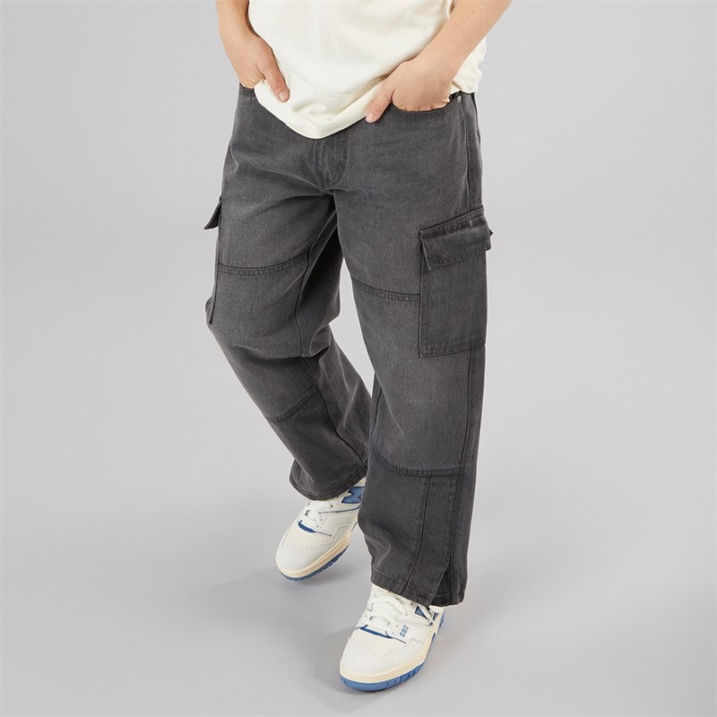 Brave Soul Boys Loose Fit Jeans Grey