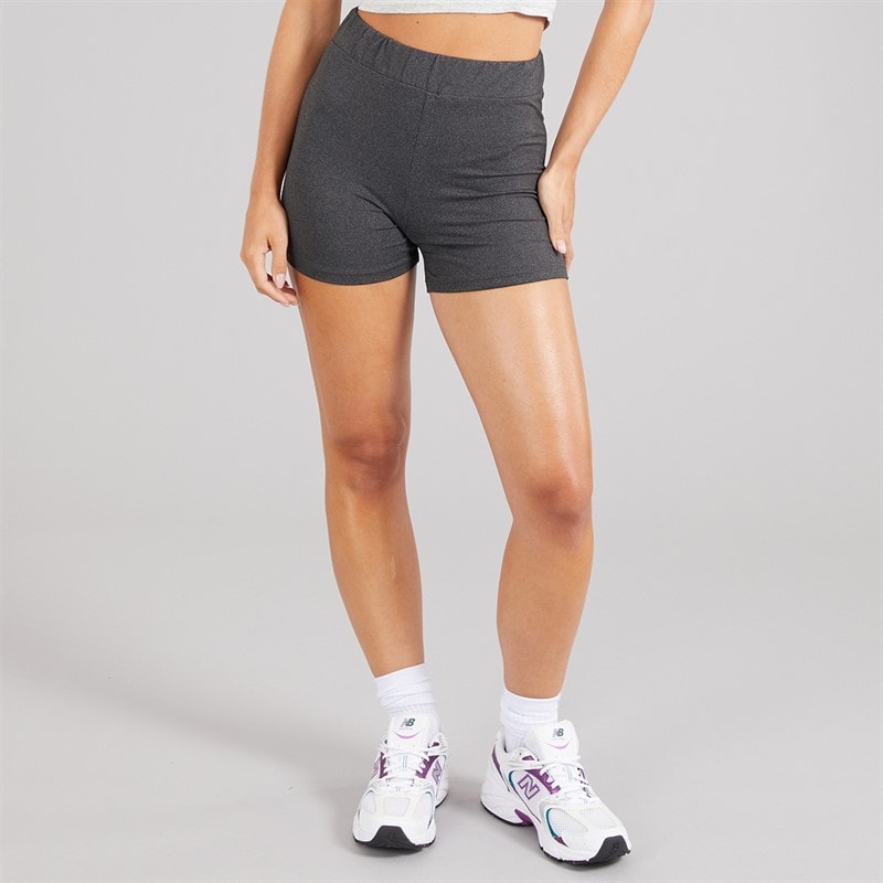 Brave Soul Womens West Crop Cycling Shorts Charcoal