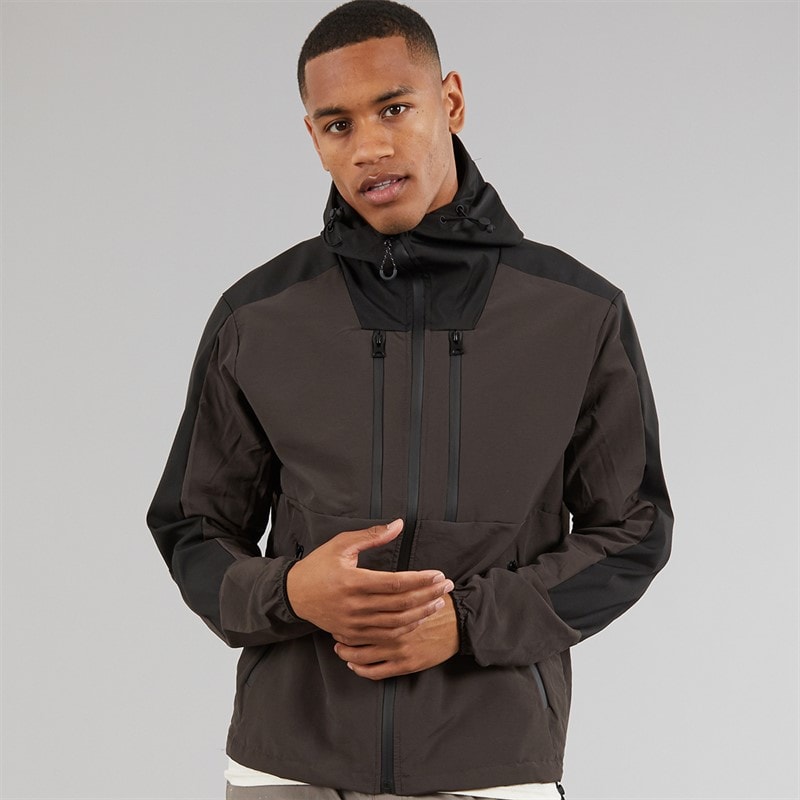 Brave Soul Mens Triathlon Jacket Brown