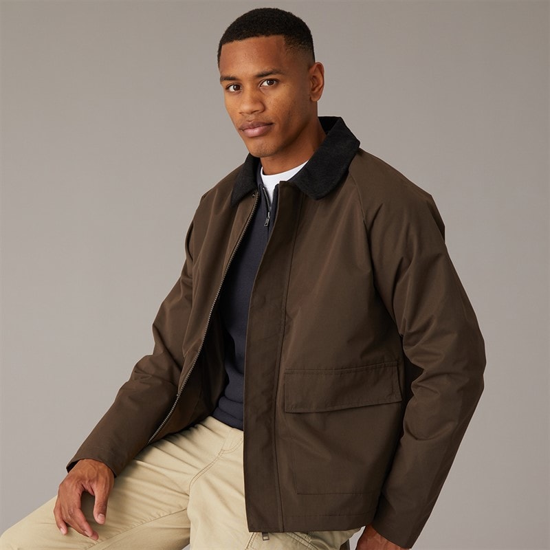 Brave Soul Mens Darley Jacket Brown