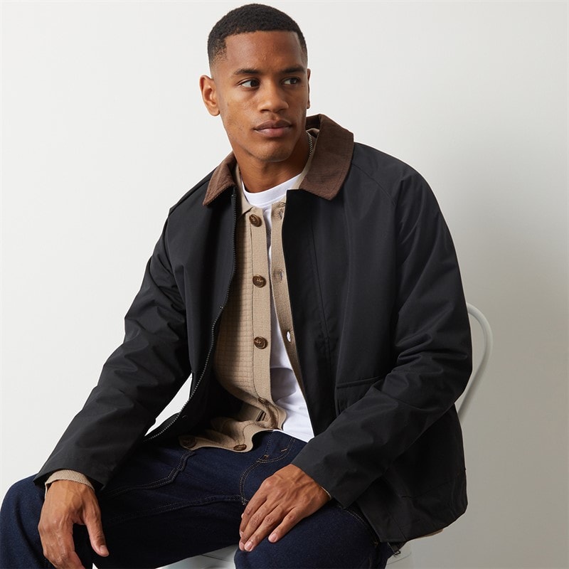 Brave Soul Mens Darley Jacket Black