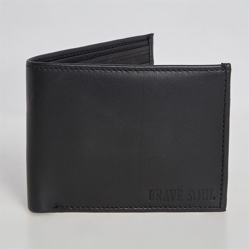 Brave Soul Mens Wallet Black
