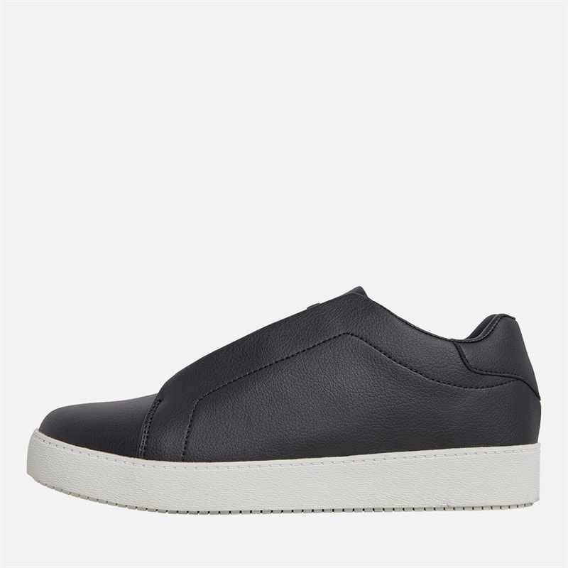 Brave Soul Mens Geneva PU Trainers Black