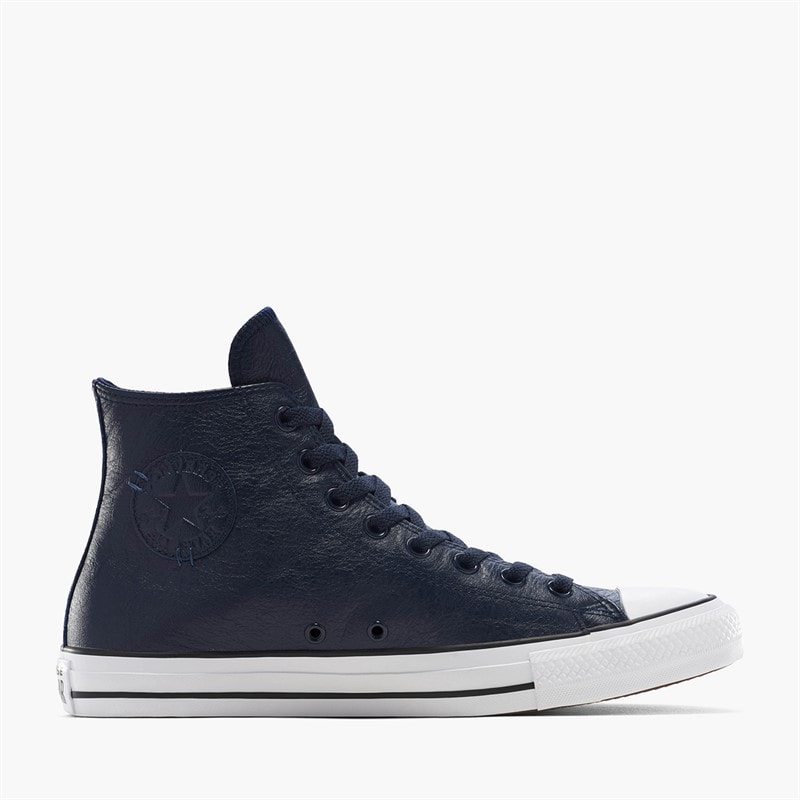 Converse Chuck Taylor All Star Hi Leather Trainers Obsidian/Obsidian/Slacker Blue