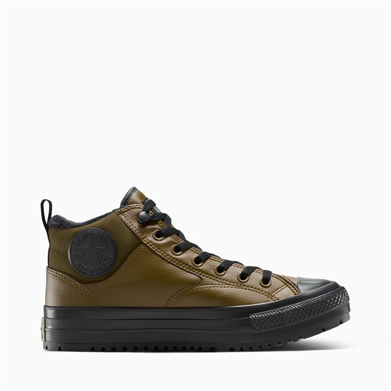 Converse Chuck Taylor All Star Malden Street Mid-Top Boot Trainers Surplus Olive/Black