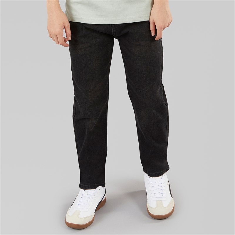 Crosshatch Boys Straight Jeans Black Washed