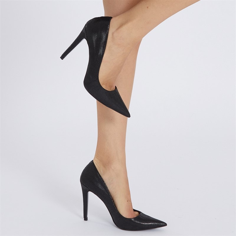 Dune Womens Amaretto Court Shoes Black