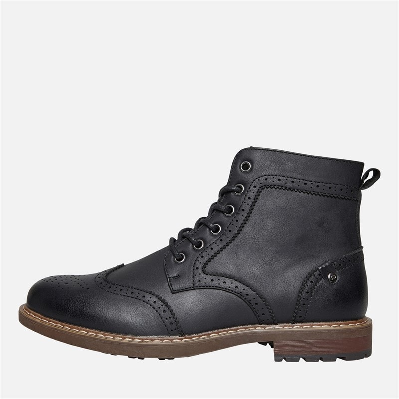 Deakins Mens Brooks Brogue Boots Black