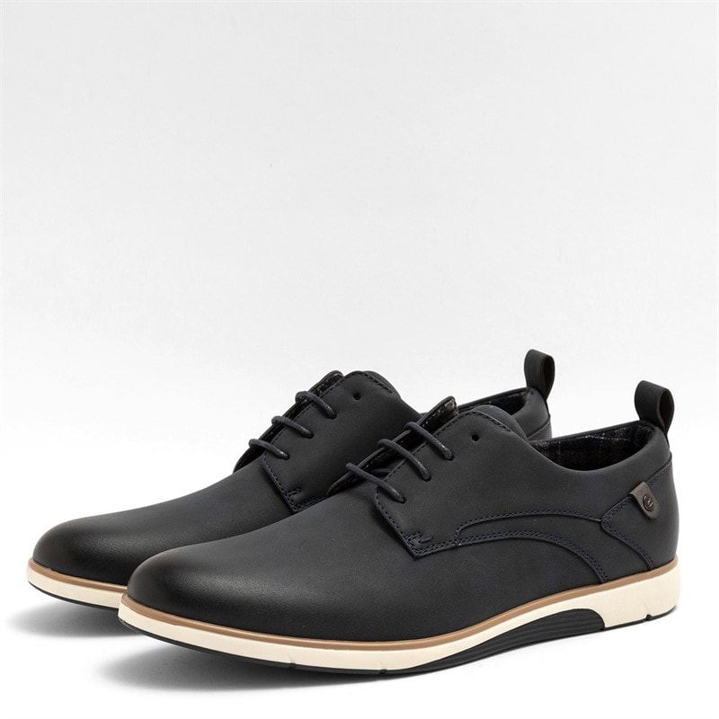Deakins Mens Aiden Shoes Navy PU