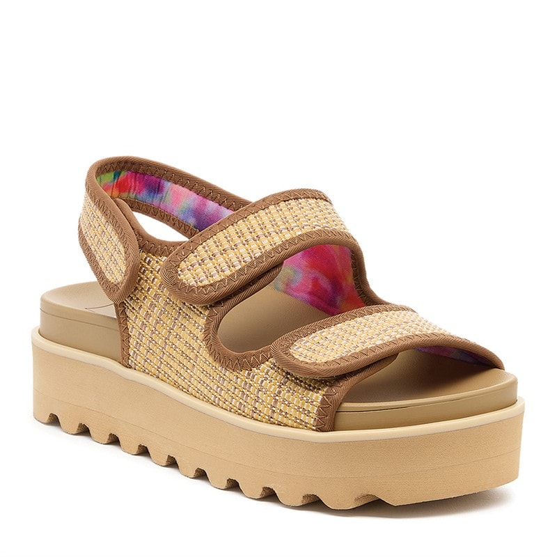 Rocket Dog Womens Balmy Dexter Ankle Strap Sandals Natural