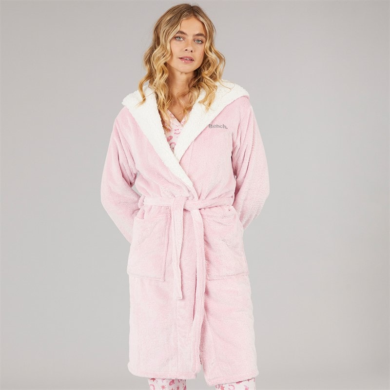 Bench Womens Rhiannon Dressing Gown Pink