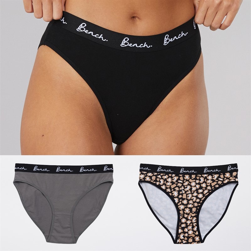 Bench Womens Calva Three Pack Briefs Multi