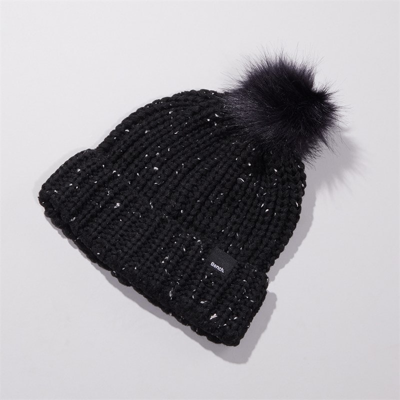 Bench Womens Daisie Bobble Hat Black