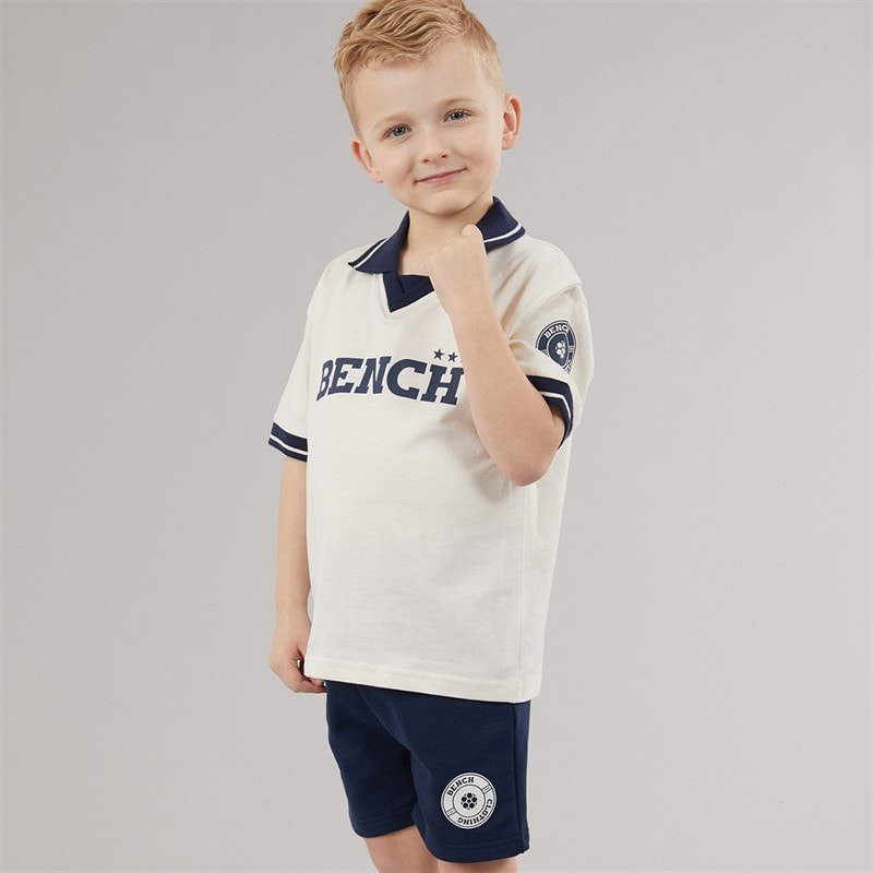 Bench Boys Resort T-Shirt And Shorts Set Navy
