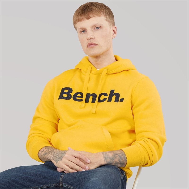 Bench Mens Skinner Spots Hoodie Gold