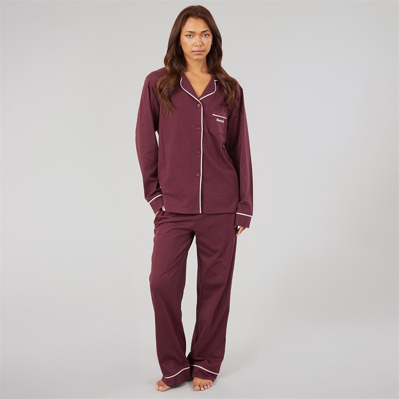 Bench Womens Angelika Pyjamas Cherry Lacquer