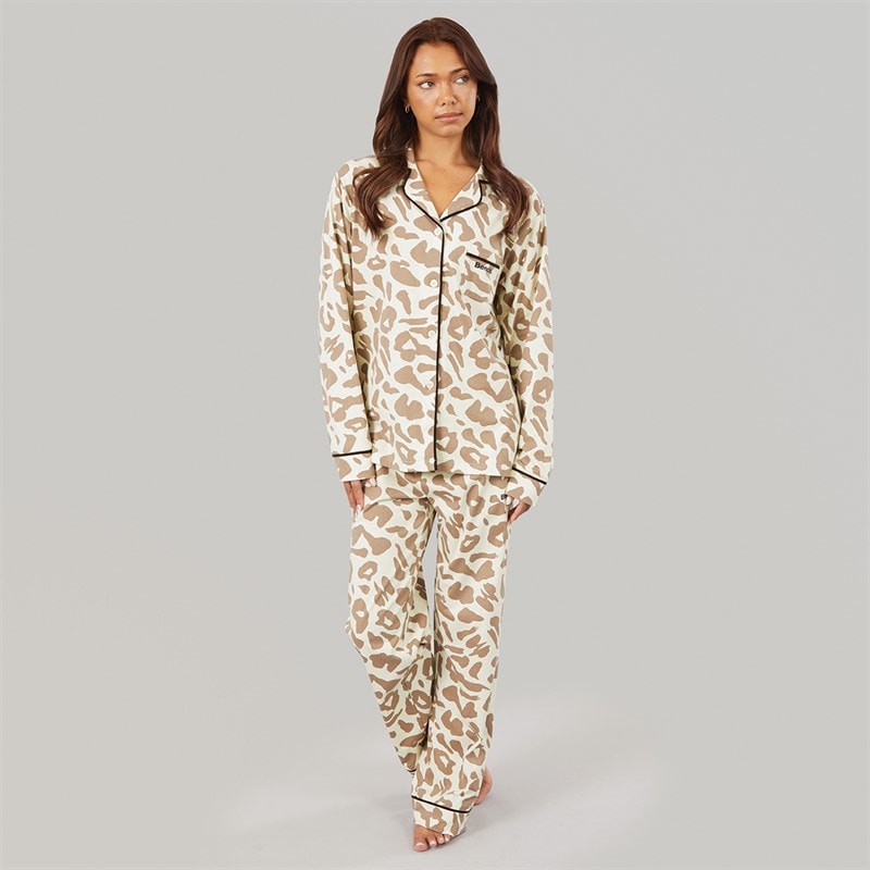 Bench Womens Korda Pyjamas Ecru/Taupe