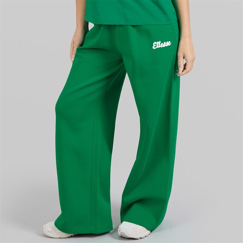 Ellesse Womens Rochella Wide Leg Sweat Pants Green