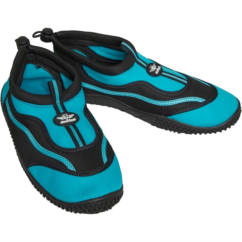 Board Angels Womens Aqua Shoes Black/Aqua