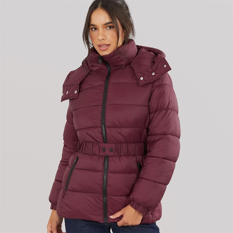 Board Angels Womens Belted Jacket Burg