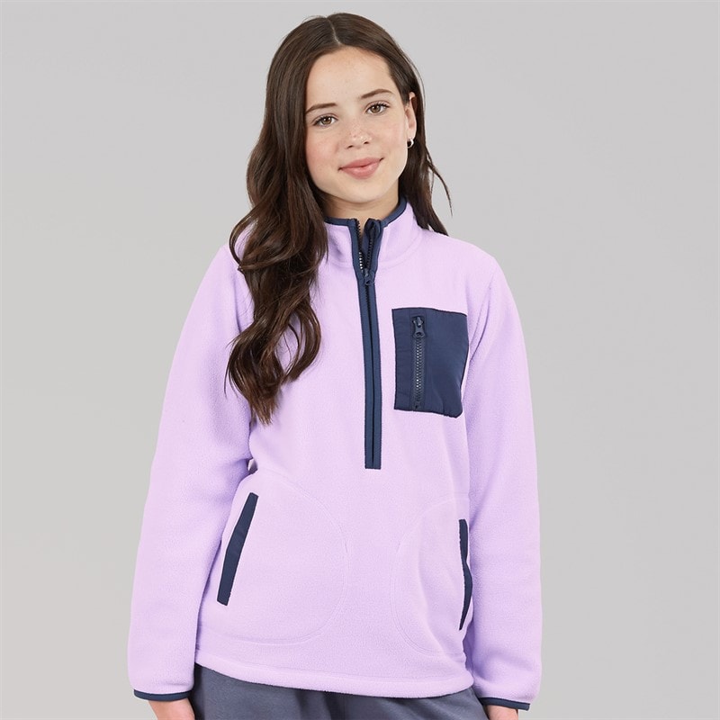 Board Angels Girls Contrast Fleece Multi