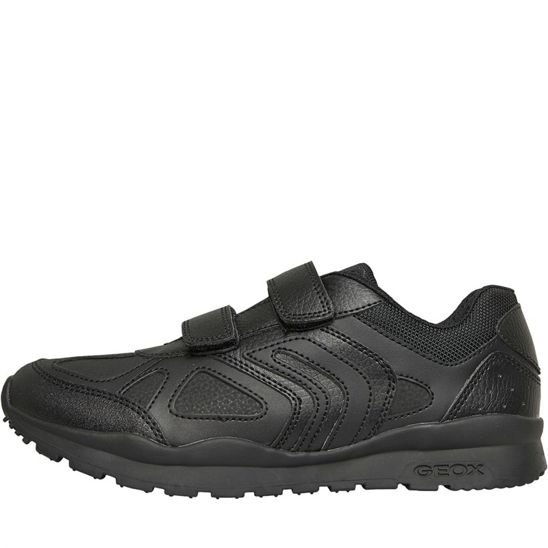 GEOX Junior Boys Pavel Double Strap Trainers Black