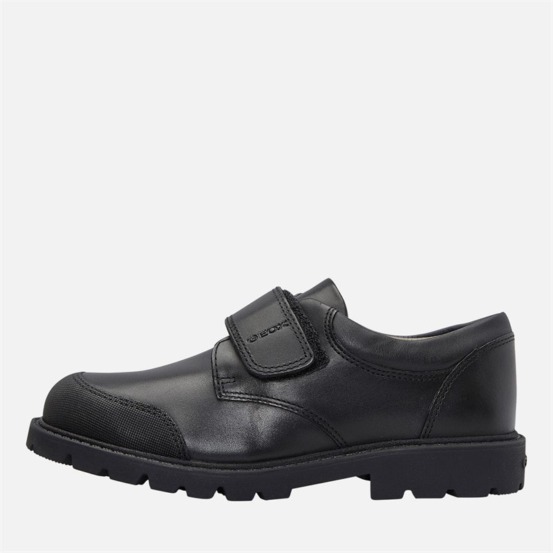 GEOX Junior Boys Shaylax School Shoes Black
