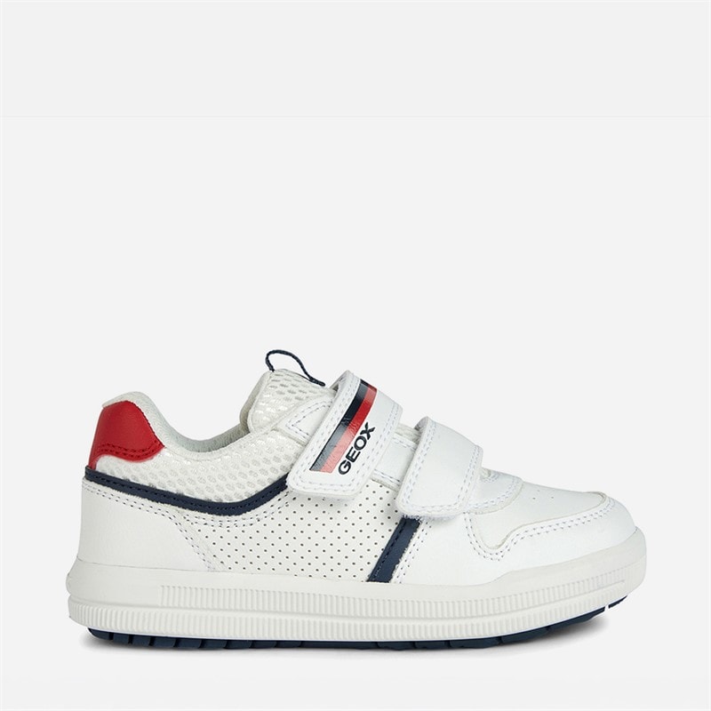 GEOX Infant Boys Arzach Trainers White/Navy