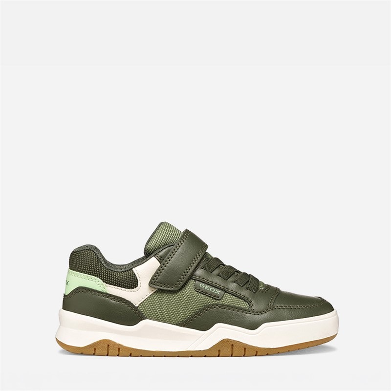 GEOX Junior Boys Perth Trainers Military