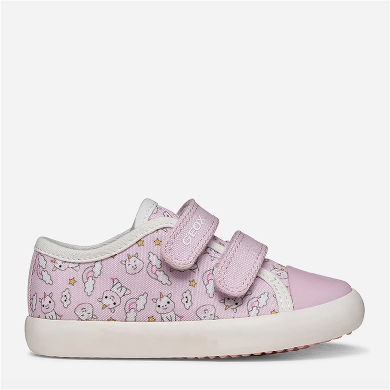 GEOX Infant Girls Gisli Trainers Pink/White