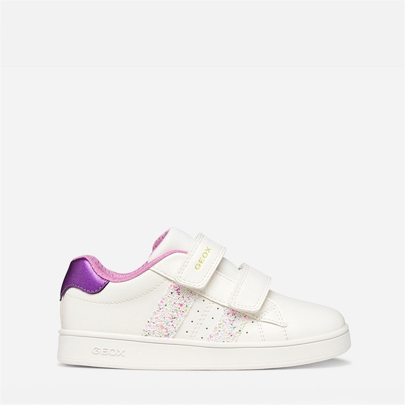 GEOX Infant Girls Eclyper Trainers White/Multicolor