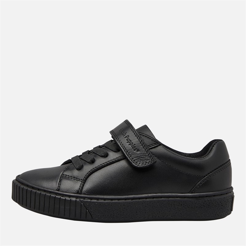 Hush Puppies Girls Junior Elsie Trainers Black