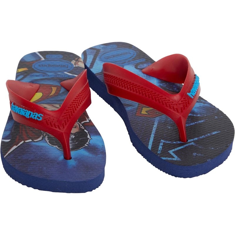 Havaianas Boys Max Heroes Flip Flops Navy Blue
